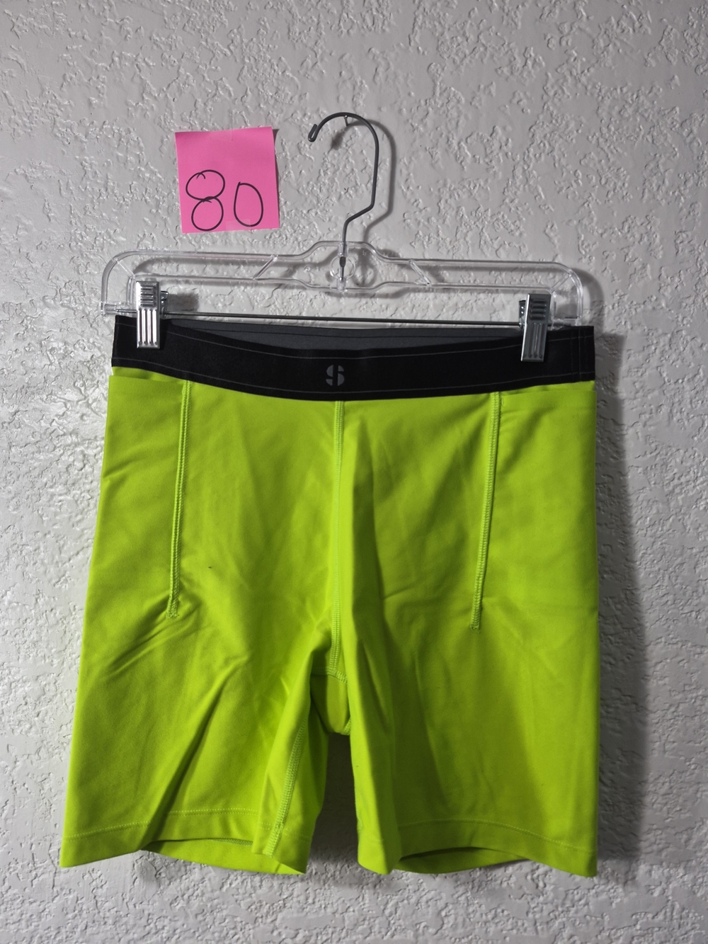 Sports Illustrated Womens Neon Bike Shorts - S/M